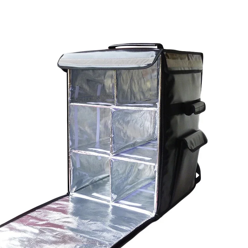 69 L pizza takeaway food insulated bag large double shoulder ice bags refrigerator freezer waterproof backpack suitcase package