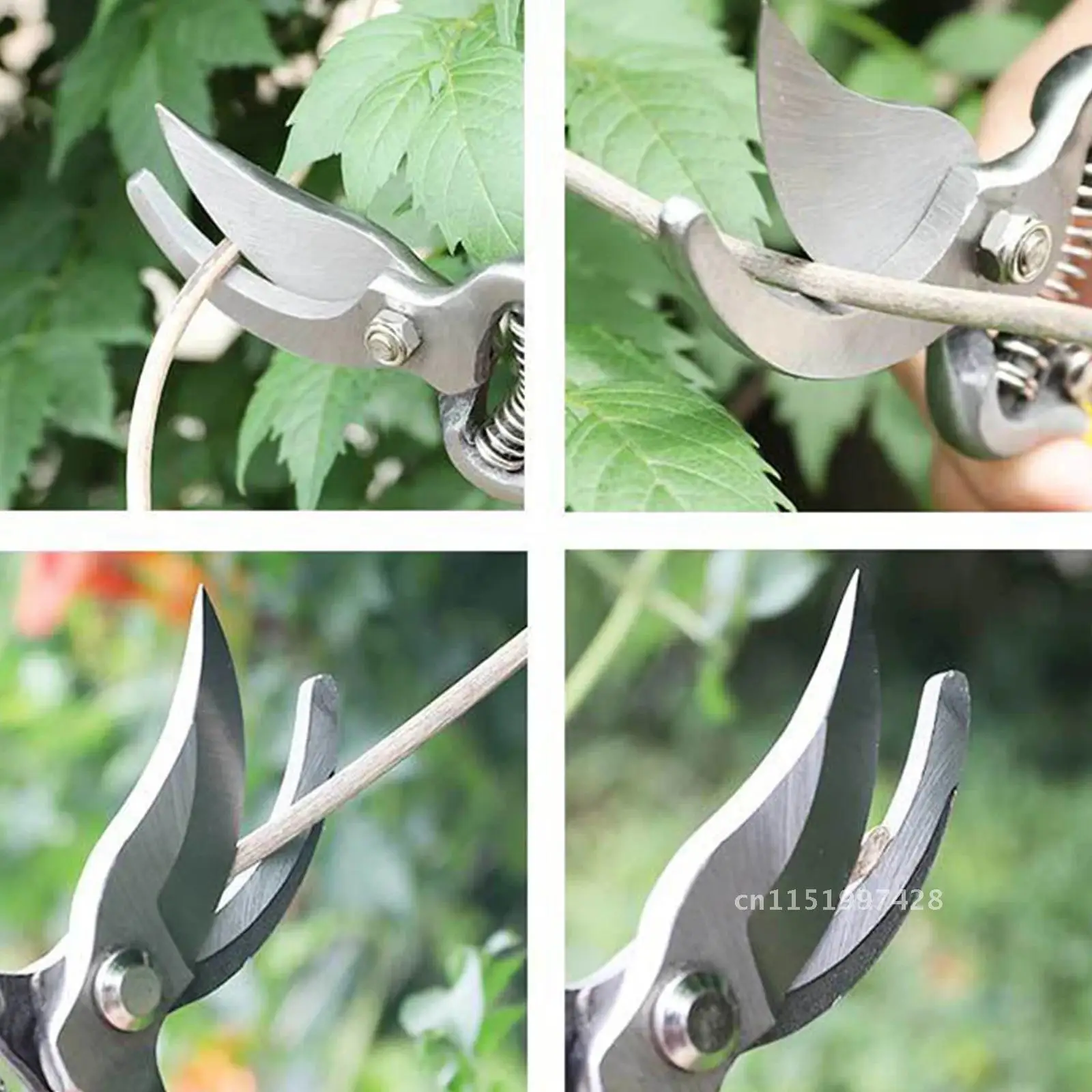 Garden Hand Tools 8 Inch Blade Pruning Scissors Pruner Shears for Bonsai Fruit Trees Flowers Branches Garden Pruners