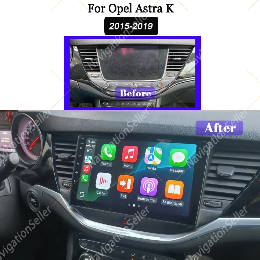 

Autoradio Android Carplay Screen For Opel Astra K 2015 2016 2017 2018 2019 Multimedia Video Player GPS Navigation Stereo Netflix