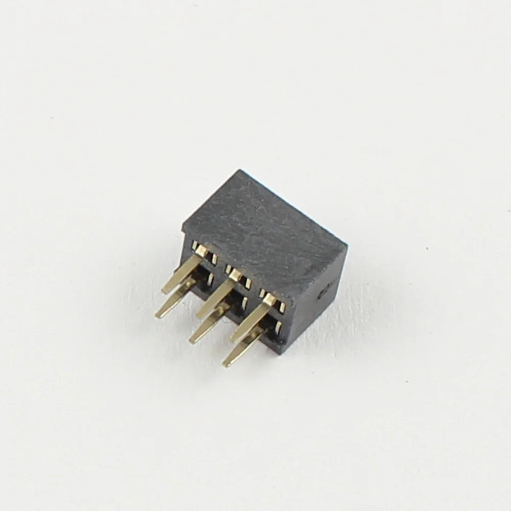 20pcs 2mm 2.0mm Pitch 2x3 6 Pin Female Double Row Straight Pin Header Strip Socket Connector 6P