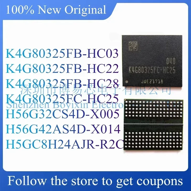 K4G80325FB-HC03 K4G80325FB-HC22 K4G80325FB-HC28 K4G80325FC-HC25 H56G32CS4D-X005 H56G42AS4D-X014 H5GC8H24AJR-R2C Standard version