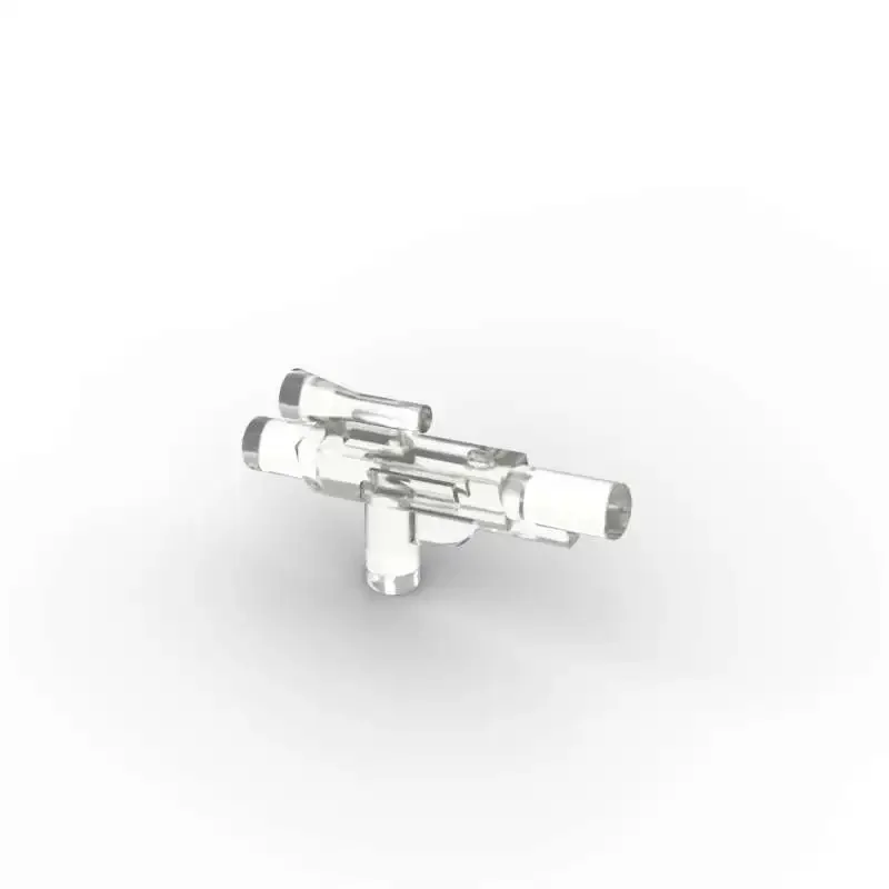 MOC – Kit de blocs de construction de pistolet, 10 pièces, accessoires courts Star Blaster, figurines de guerrier, bras, particules de brique, jouet, cadeau d'anniversaire pour enfants, 58247