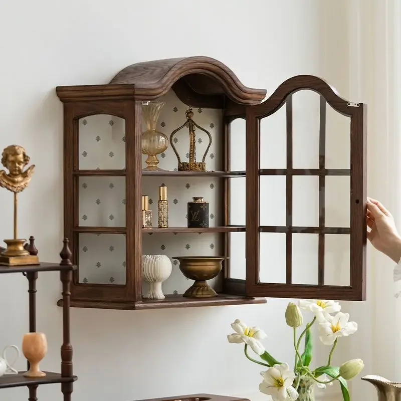 closets, tabletop storage cabinets, cup holders, glass wall hangings, display cabinets, French storage cabinets, closets