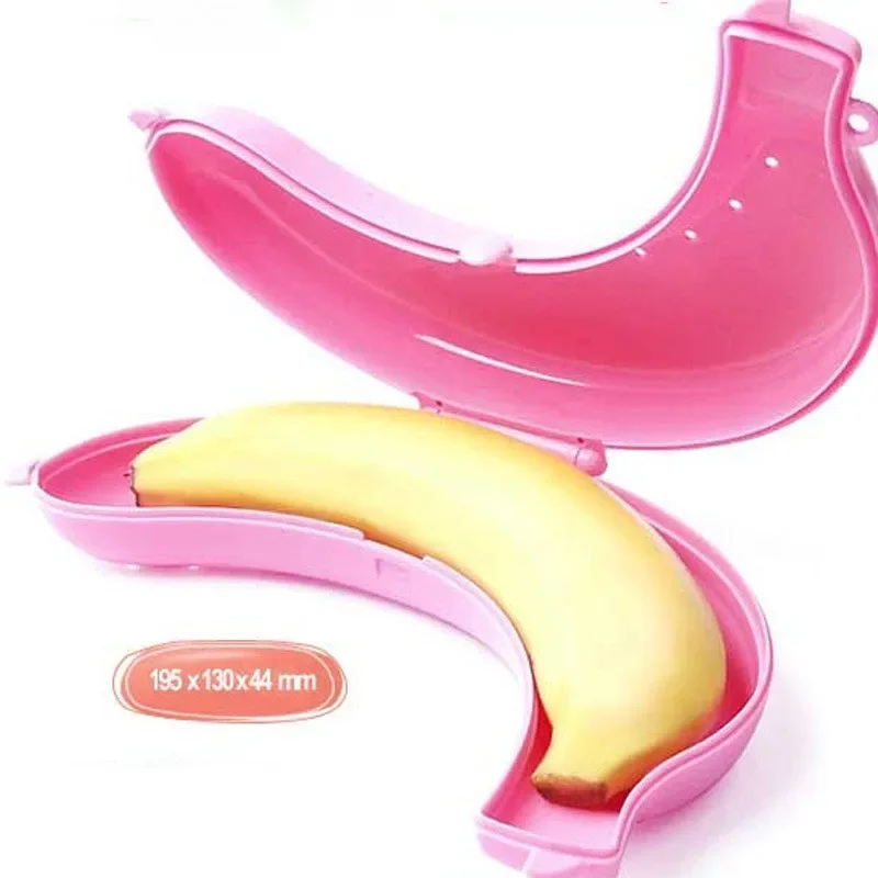 Banana Storage Box for Outdoor Travel Cute Banana Case Protector Box Container Trip Outdoor Lunch Fruit Storage Box Holder