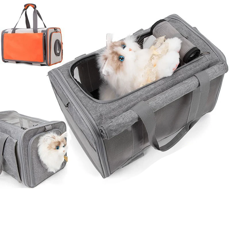 

1 шт. сумка для домашних животных, уличная сумка для кошек, портативная сумка для кошек, большая вместительная дышащая сумка через плечо на одно плечо для переноски домашних животных