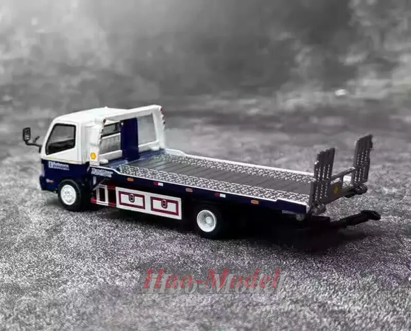 Modello unico 1:64 per Hino300 Dutro pressofuso in lega modello di auto bambini ragazzi regali di compleanno hobby display collezione ornamenti bianco