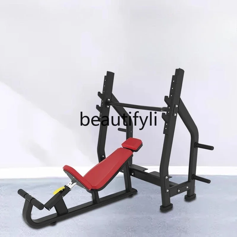 

Luxury uphill bench push frame with bench push chair gym commercial weight bed multi-function, weight rack