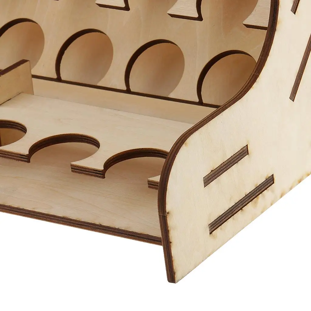Estante para botellas de pintura de madera, soporte organizador Modular, herramienta de pintura maestra, estante para botellas de pintura para pigmento de pintura artística DIY