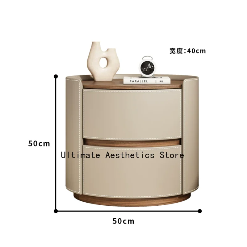 Beautiful Trendy Bedside Table Display Aesthetic New Style Elegant Nightstand Luxury Classic Mesitas De Noche Bedroom Furniture