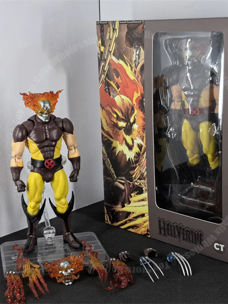 Ct Toys Hellverine Mafex Wolverine Figure Hot 096 138 X-Men Anime Action Figure Figurine Statue Model Toy Gifts Customized