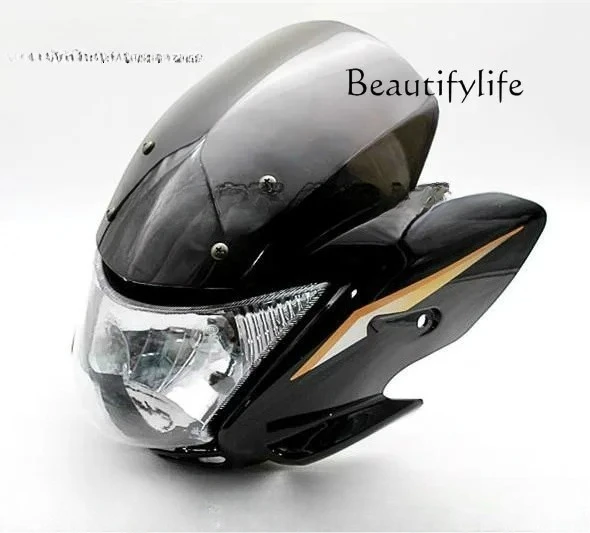 

Applicable to light ride QS125-5C 5A5E shroud front GT125 hood, headlight assembly