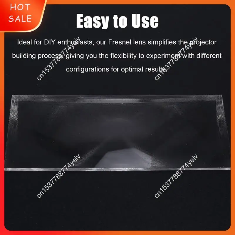 Lentille optique PMMA Fresnel, longueur focale 118x54Mm, longueur focale 185Mm, avion, projecteur DIY A62X