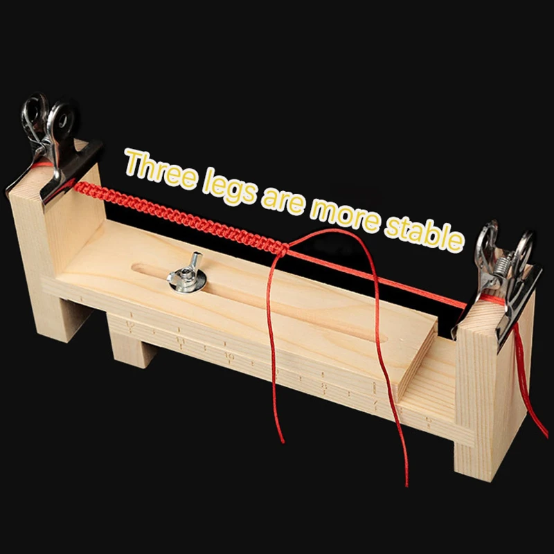 

1Pc Creative Practical Rope Braiding Tool Hand-knitted Rope Rack For Bracelets Necklaces DIY Handcraft Rope Knitting Fixing Tool