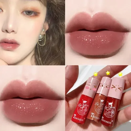 Lápiz labial hidratante de espejo, labios sexys, brillo de labios brillante de larga duración, tinte de labios, maquillaje, esmalte de labios de gelatina, Cosméticos Coreanos