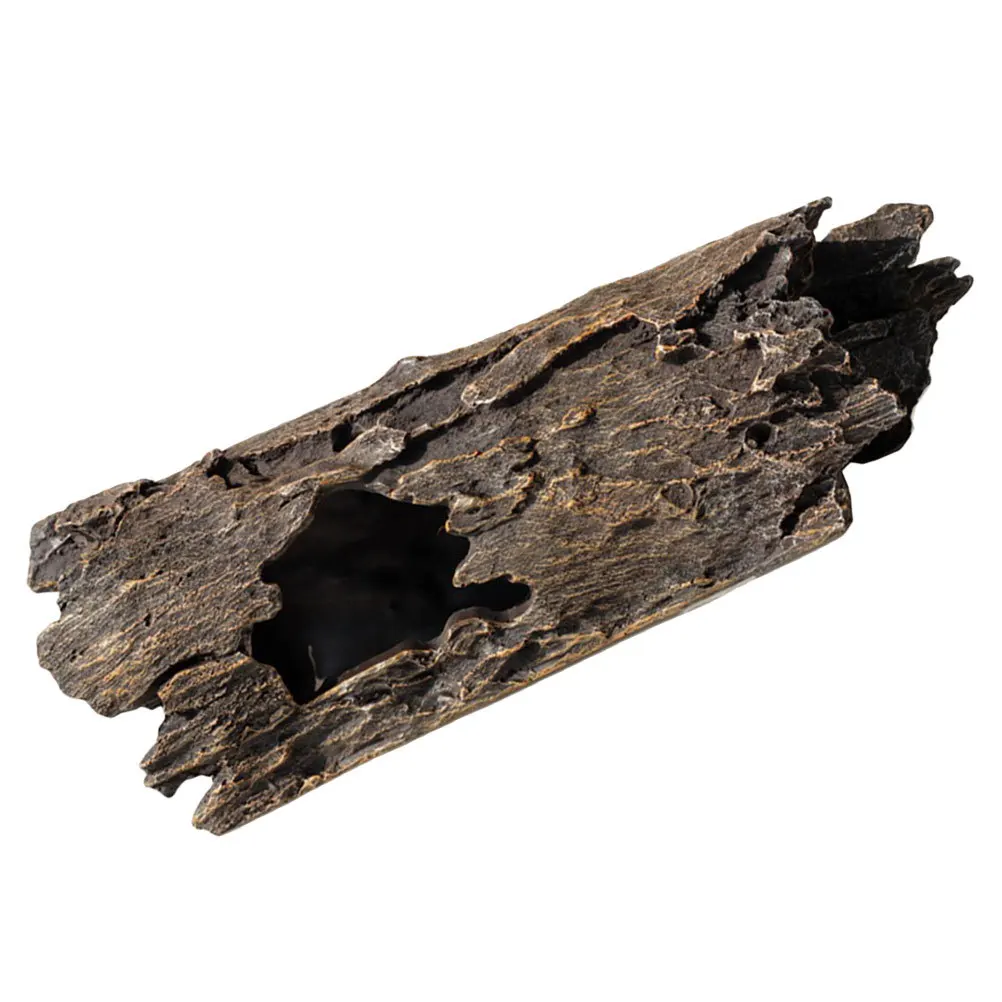 

Artificial Aquarium Tree Stump Resin Decorative Trunk Realistic Fish Tank Landscape Decoration Underwater Stump
