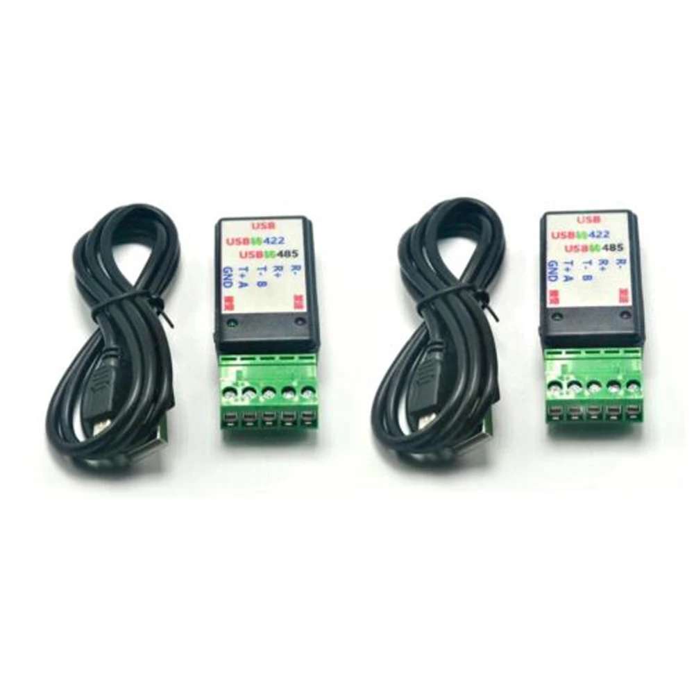 2pcs 2 in 1 USB to RS422& to RS485 Converter Adapter with CH340T