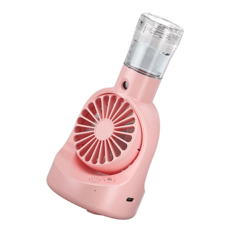 충전식 팬 경량 스프레이 팬 연무 스프레이 팬 실내용 미니 미스트 팬