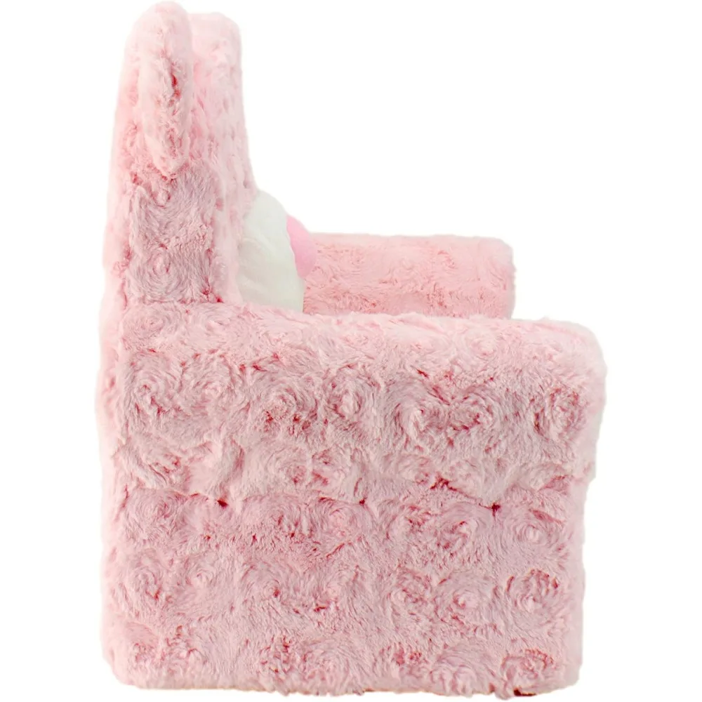 Avventura di animali |   Dolci sedili |   Sedia in peluche per bambini Pink Bear