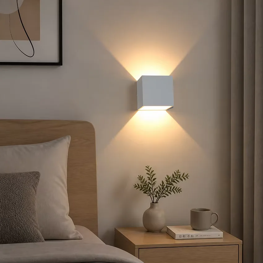 Picture 6: LED Wall Sconces 6-12W Modern Indoor Wall Lamp, Up Down Wall Mount Lights for Living Room Hallway Bedroom Decor