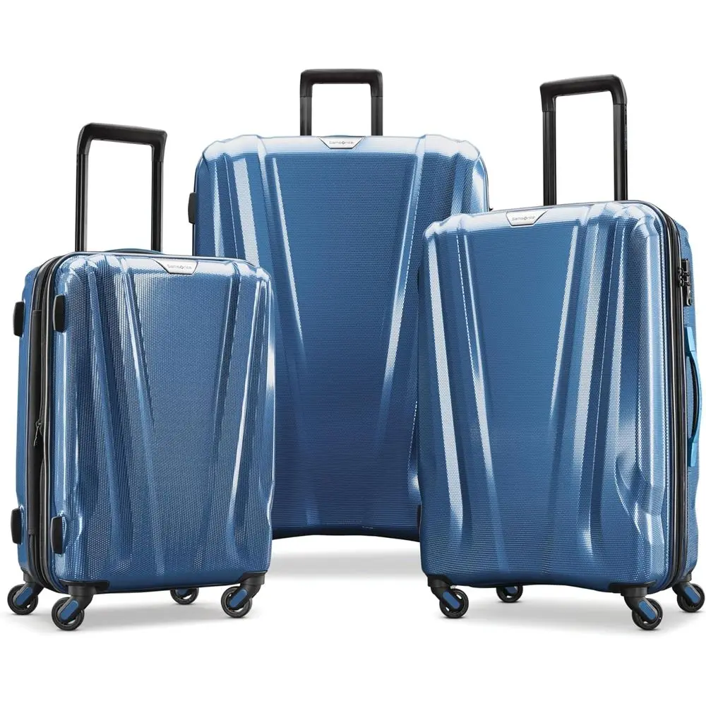 

4-Wheel Spinner Luggage Set with TSA Lock, Side Handle, Hard Shell, Lagoon