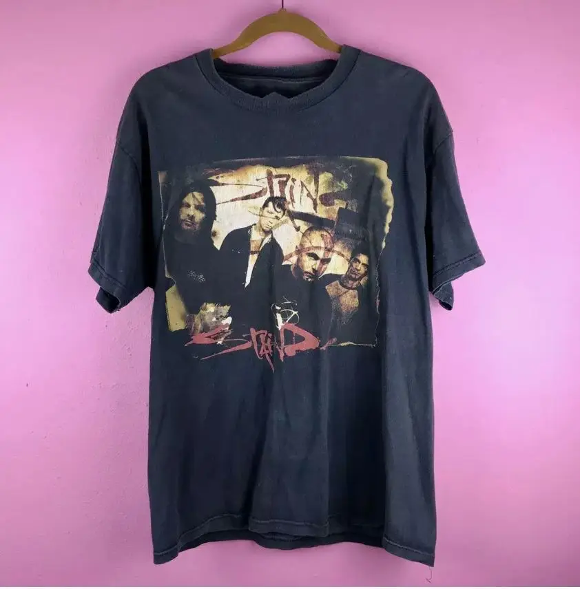 Vintage Dysfunction Staind Band T Shirt Black S 5XL