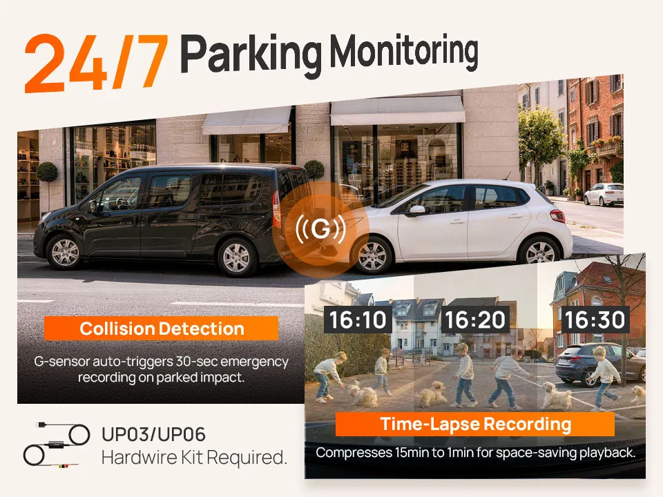 Globale Version 70mai Dashcam A800Nano 4K Bild Frontkamera HDR Wi-Fi GPS ADAS 24H Parkmodus 70mai A800 Nano Echte 4K Auto-DVR – Detail 10