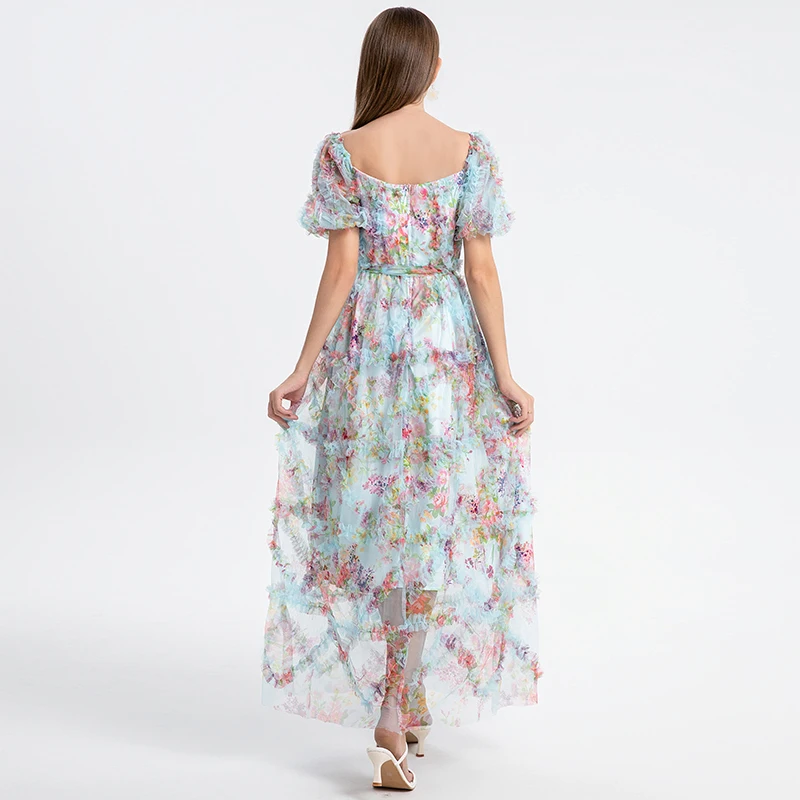 Franse romantische taille taartrok YYX 5880128