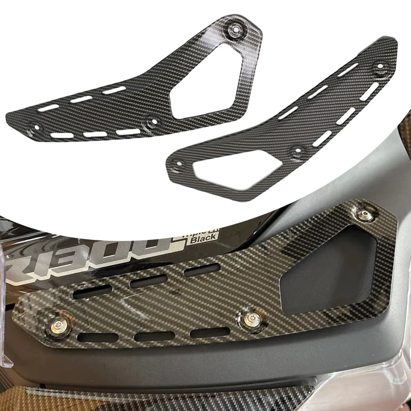Carbon Black Side Tank Rack For BMW R 1300 GS ADV Tank Shelve GS 1300ADV R1300GS ADVENTURE R1300GSA Fuel Tank Cover