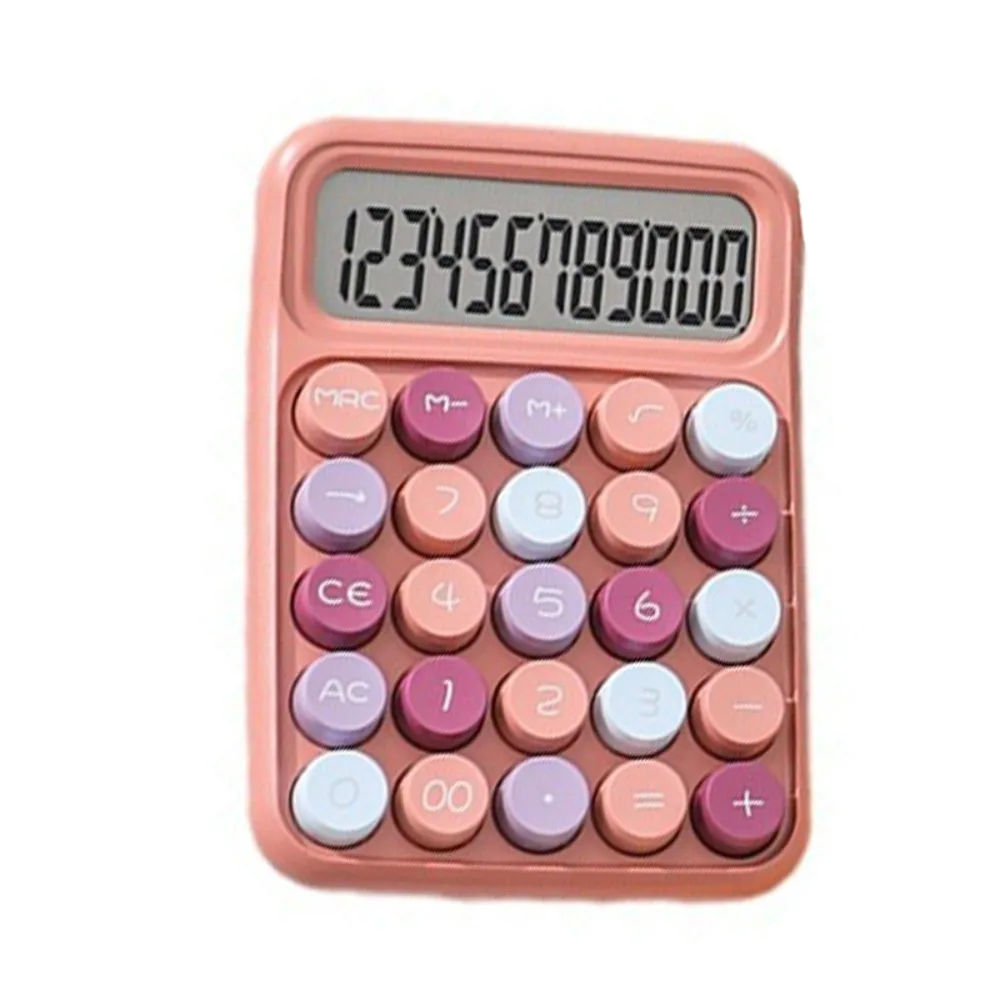 

12 Digits Student Calculator Big Button Lightweight Arithmetic Calculator Portable Accounting Tools Scientific Calculator