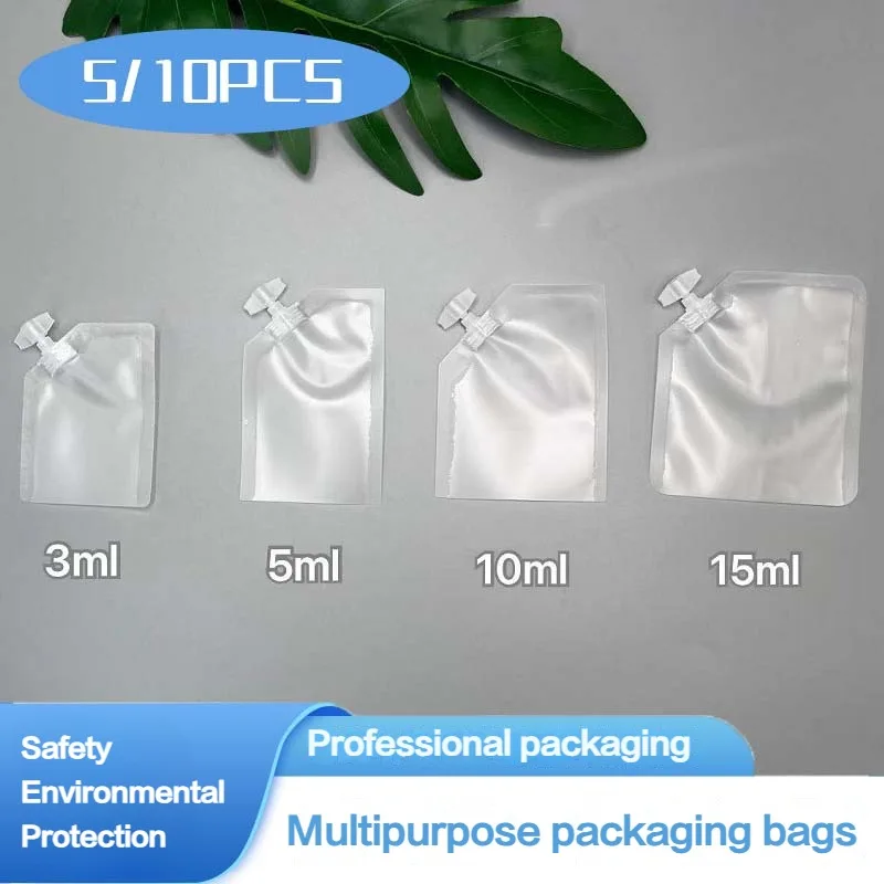 

Multi Purpose Subpackage Bag Frosted Transparent Travel Mini Portable Household Product Lotion Subpackage Cosmetic Sample Bag