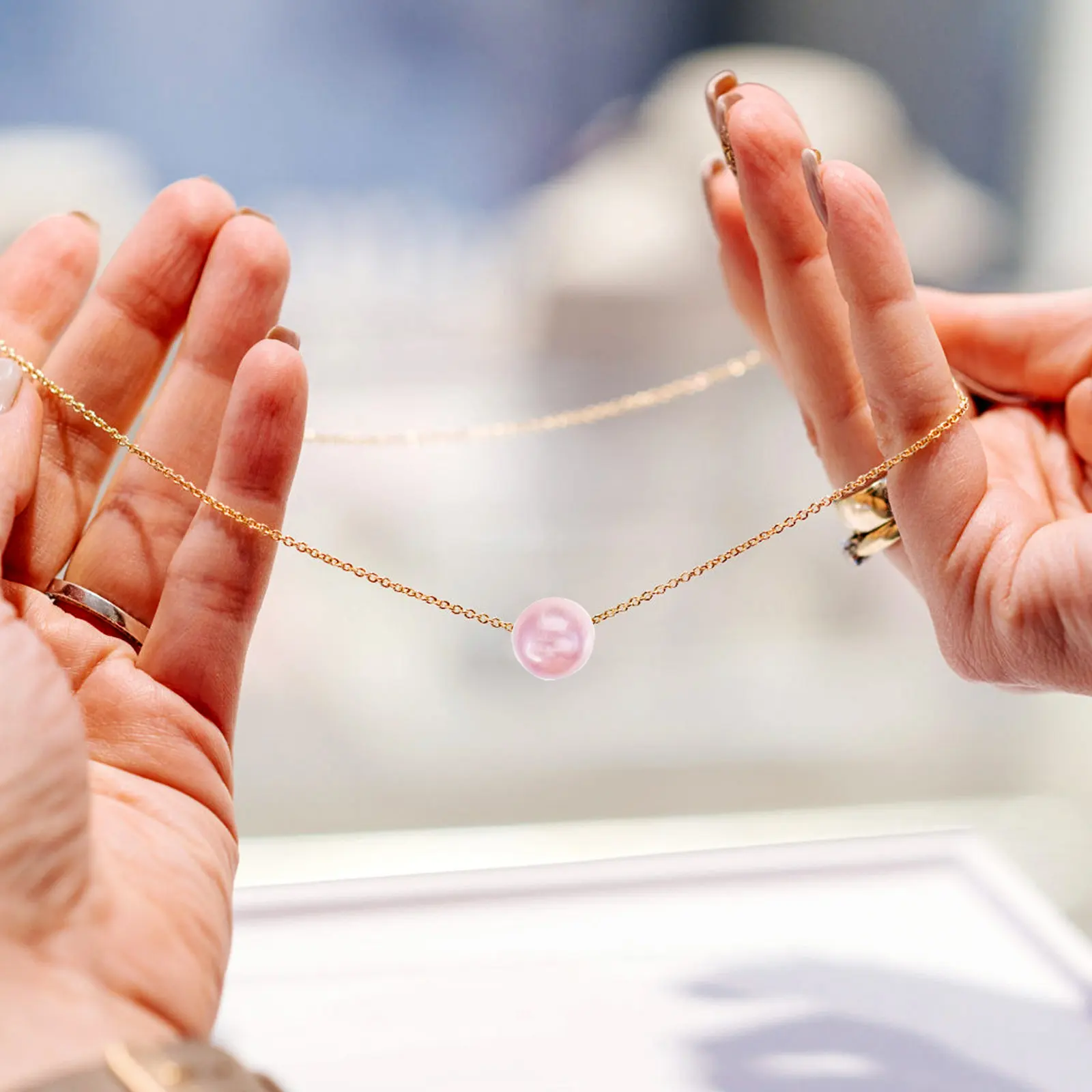 

1 Box Artificial Pearl Loose Beads Round Jewelry Making Supplies DIY Beads Bracelet Necklace Charms Multifunction Crafts