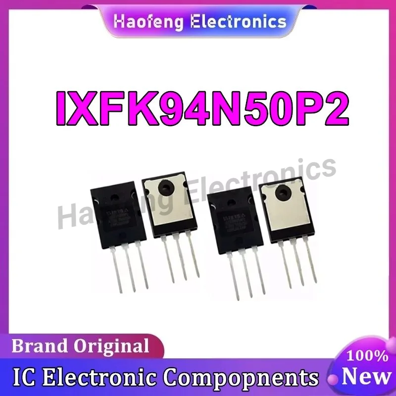 

5PCS IXFK94N50P2 500V 94A TO-264 High power MOS field effect transistor