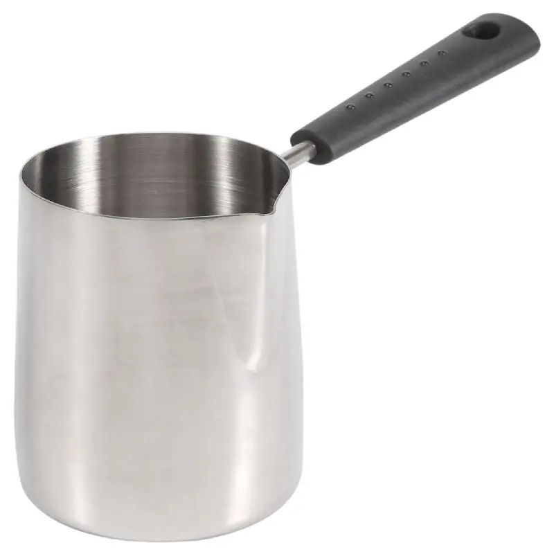 A20Q-Langstieliger Wachsschmelztopf, Kerzen- und Seifenschmelztopf, Duftwachsschmelztopf, Metall-Kaffeekanne, Latte-Milchaufschäumkrug