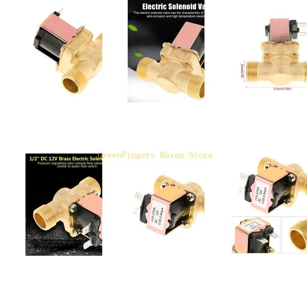 

F68D DC12V нормально закрытый электрический соленоид для клапана солнечного водонагревателя