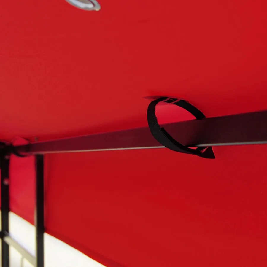 Tenda Atas 10x10ft 1T Merah