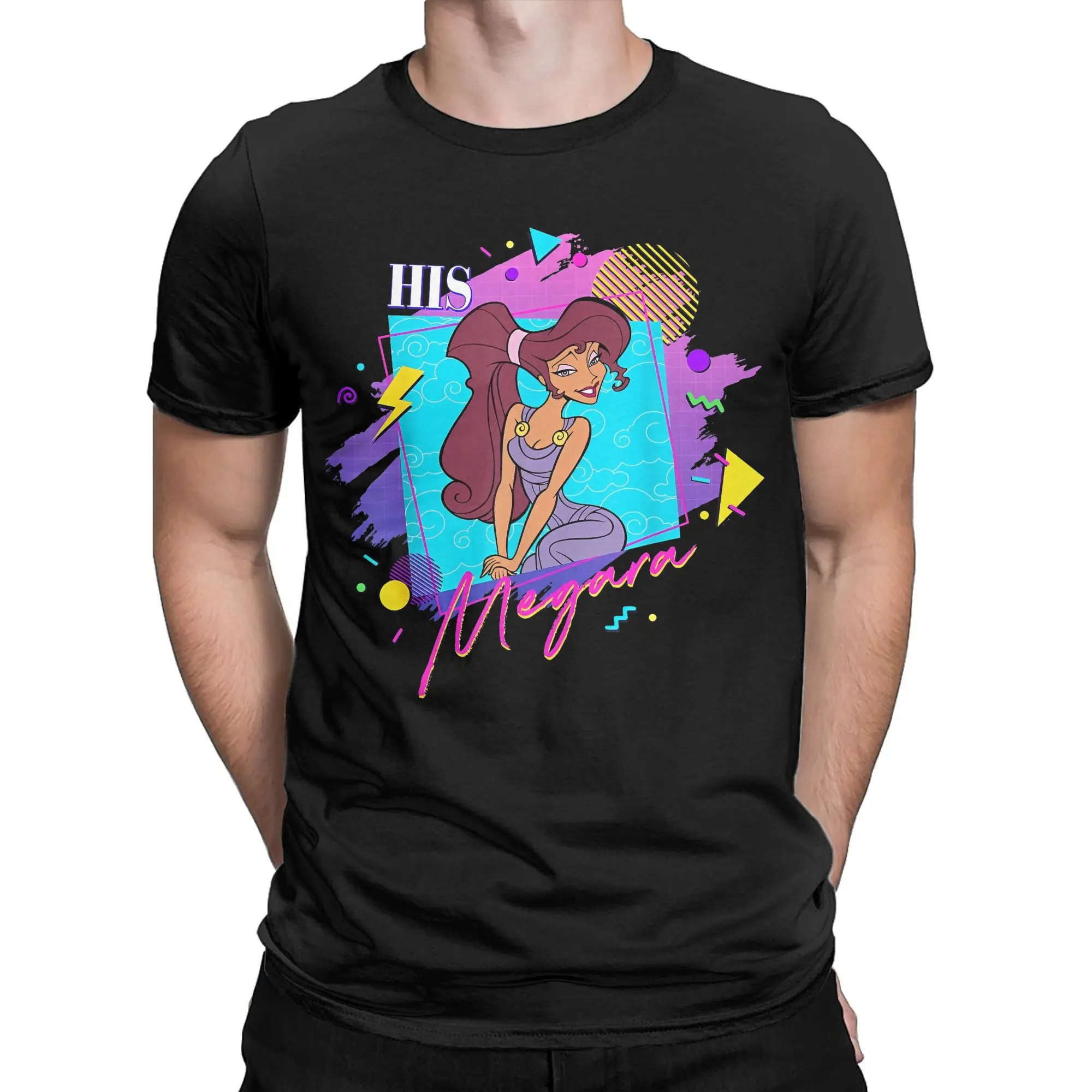 His Megara Her Hercules Matching Couples T Shirt Men 100% Cotton Casual T-Shirts Crew Neck Valentine's Day Tee merchandise New