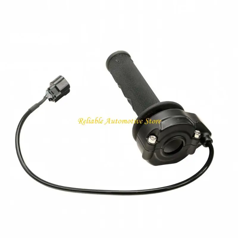 M68B Electric Dirt Bike Cable Throttle Grip Handle Assembly for Motorcycle Handlebar, ABS Control Body for Model-Specific