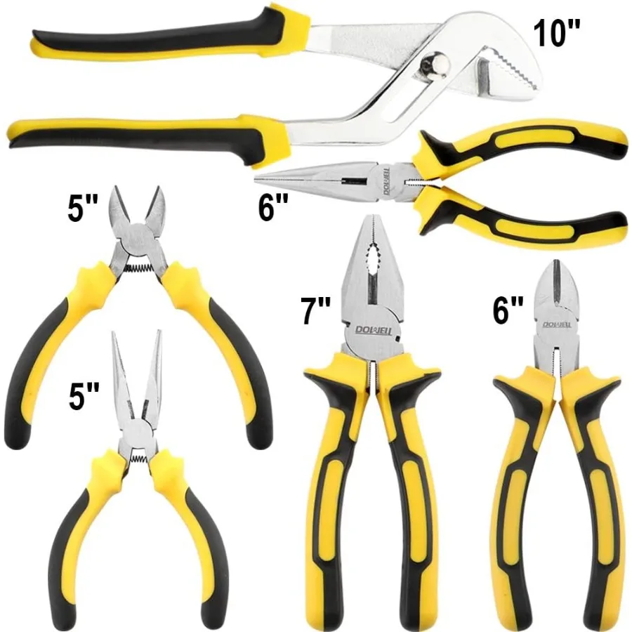 24 Pieces Homeowner Tool Set for Home Repair and Maintenance Tasks Compact Hand Tool Kit with Durable Portable Tool Bag for Eas