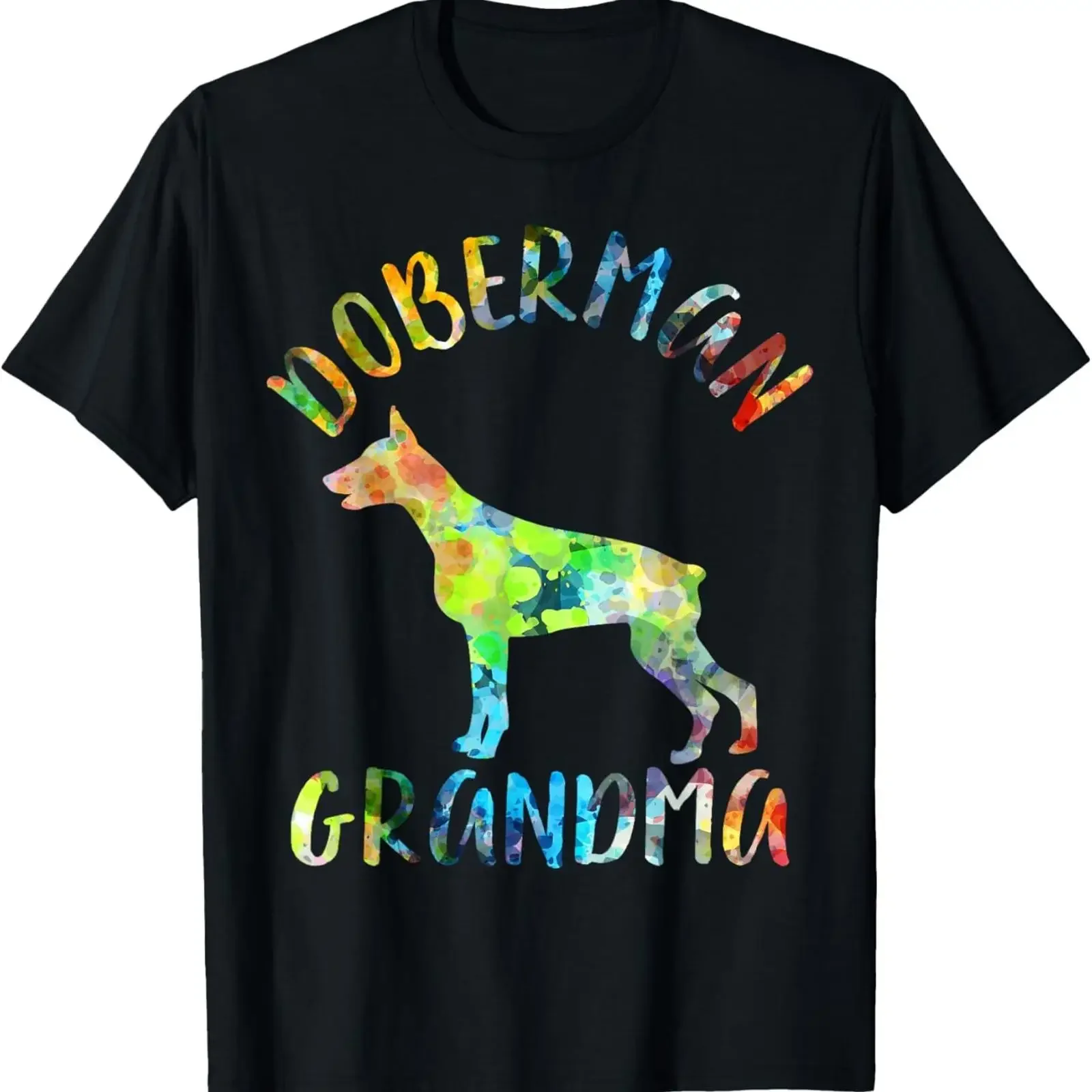 Camiseta Dobermann Pinscher Oma Hund, regalo divertido para dueño, vintage, lavada, informal, cómoda, a la moda, transpirable