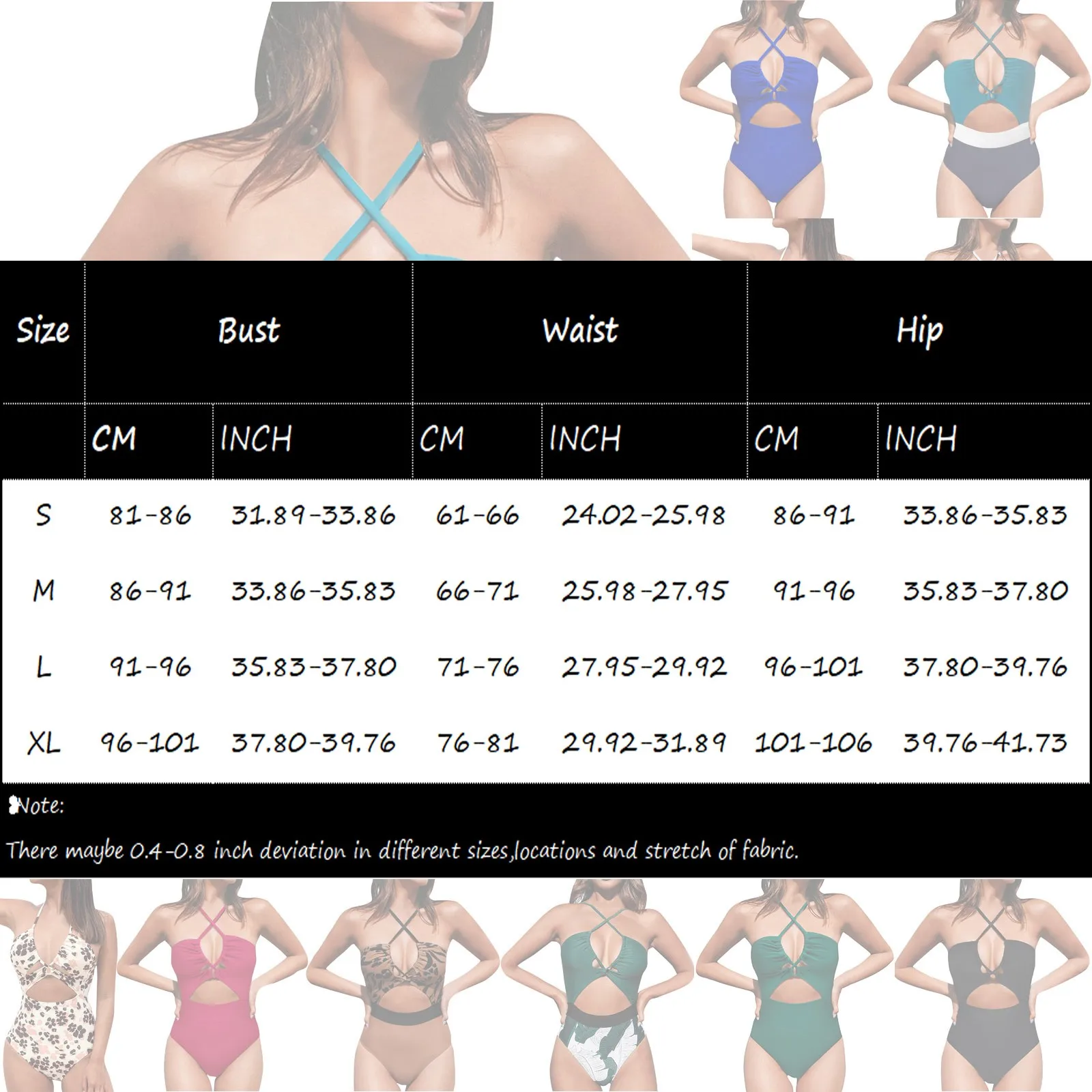 Cut Out Halter One-Piece Swimsuit For Women Sexy Push Up Drawstring Monokini Swimwear Black Blue Beach Bathing Suit Beachwear