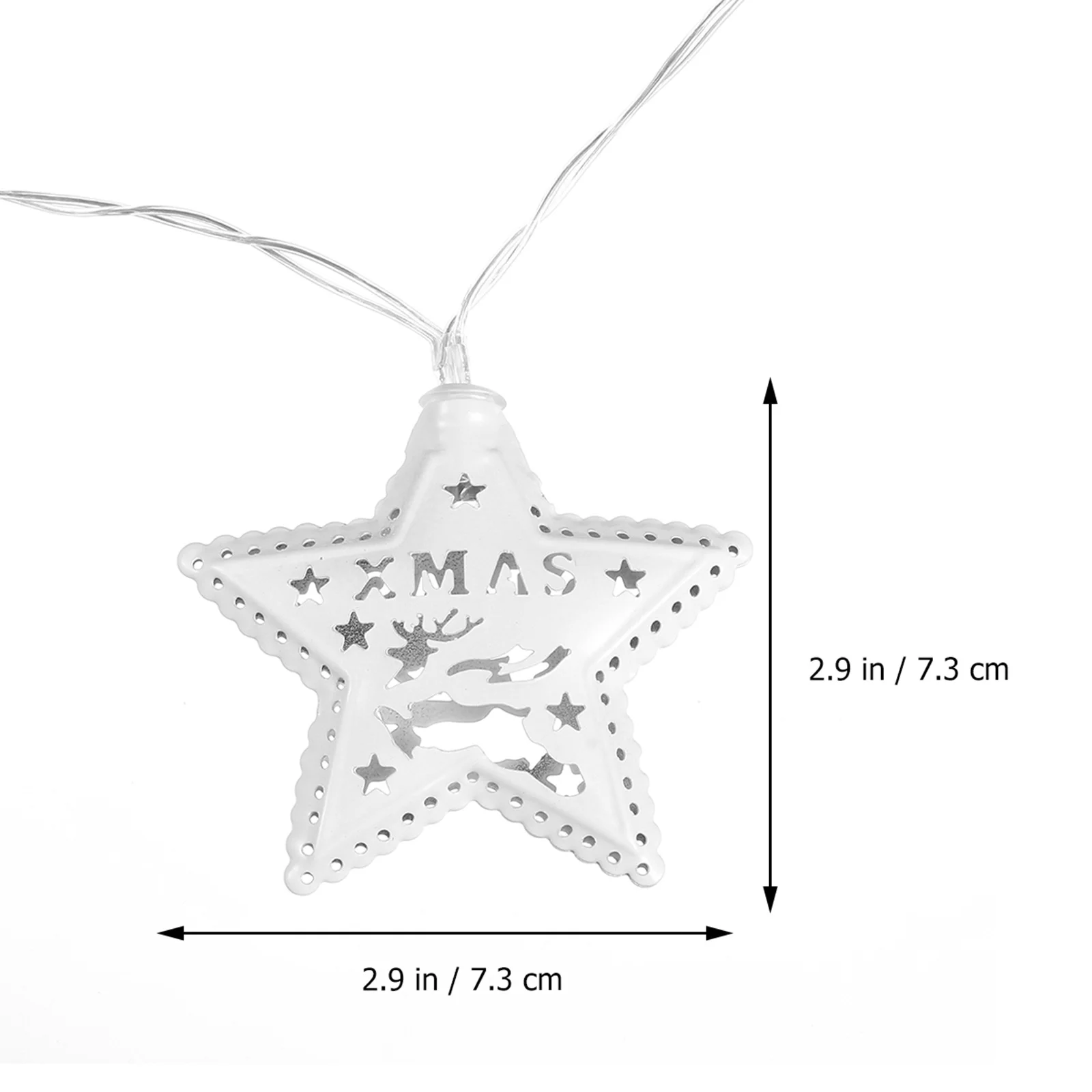 

1Set Christmas Tree Ornament Iron Hanging Pendant Xmas String Light for Wedding Party Xmas Decoration Gift String Light Decor