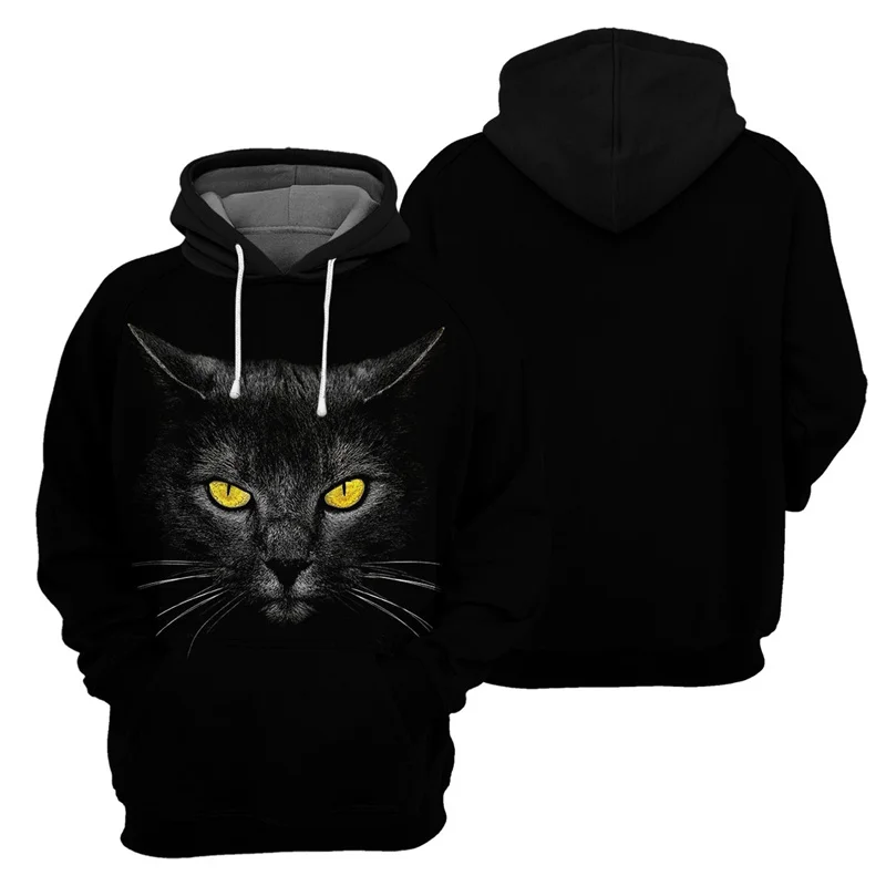 Autumn Funny Animal Cat 3D Print Hoodies Men Women Fashion Casual Sweatshirts Oversized Hoodie Pullovers Tracksuit Clothing