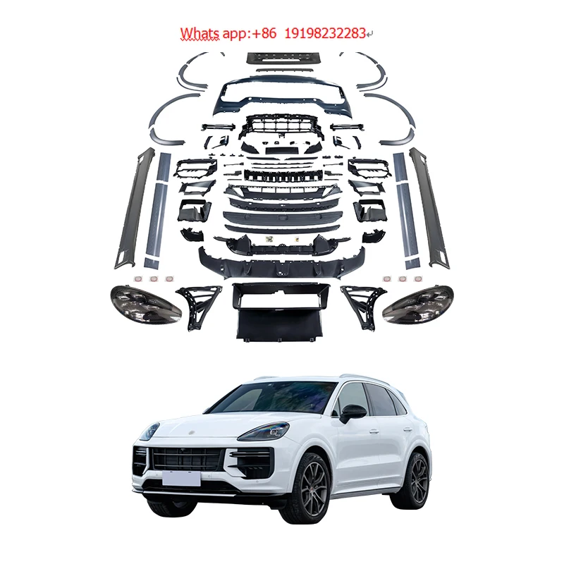 

Suitable For Porsche Cayenne 2011-2014 958.1 Upgrade 9Y0/9YA Turbo GT Body Kit Front Grille Car Bodykit