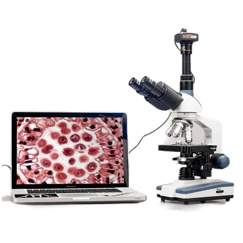 Microscopios biológicos digitales médicos binoculares portátiles de laboratorio Olympus Microscopio Binocular de laboratorio Trinocular biológico