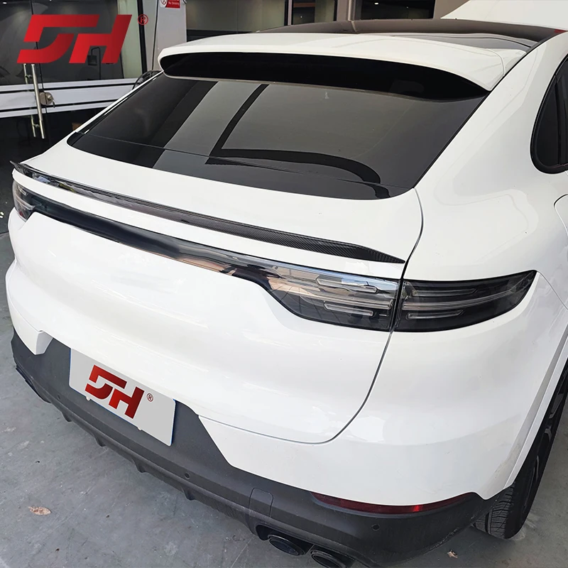 Factory Wholesale Hot Sale Suitable forPorsche 2018 up ‘Cayenne 9Y0 Coupe Turbo Dry Carbon Mid Wing Auto Parts 5
