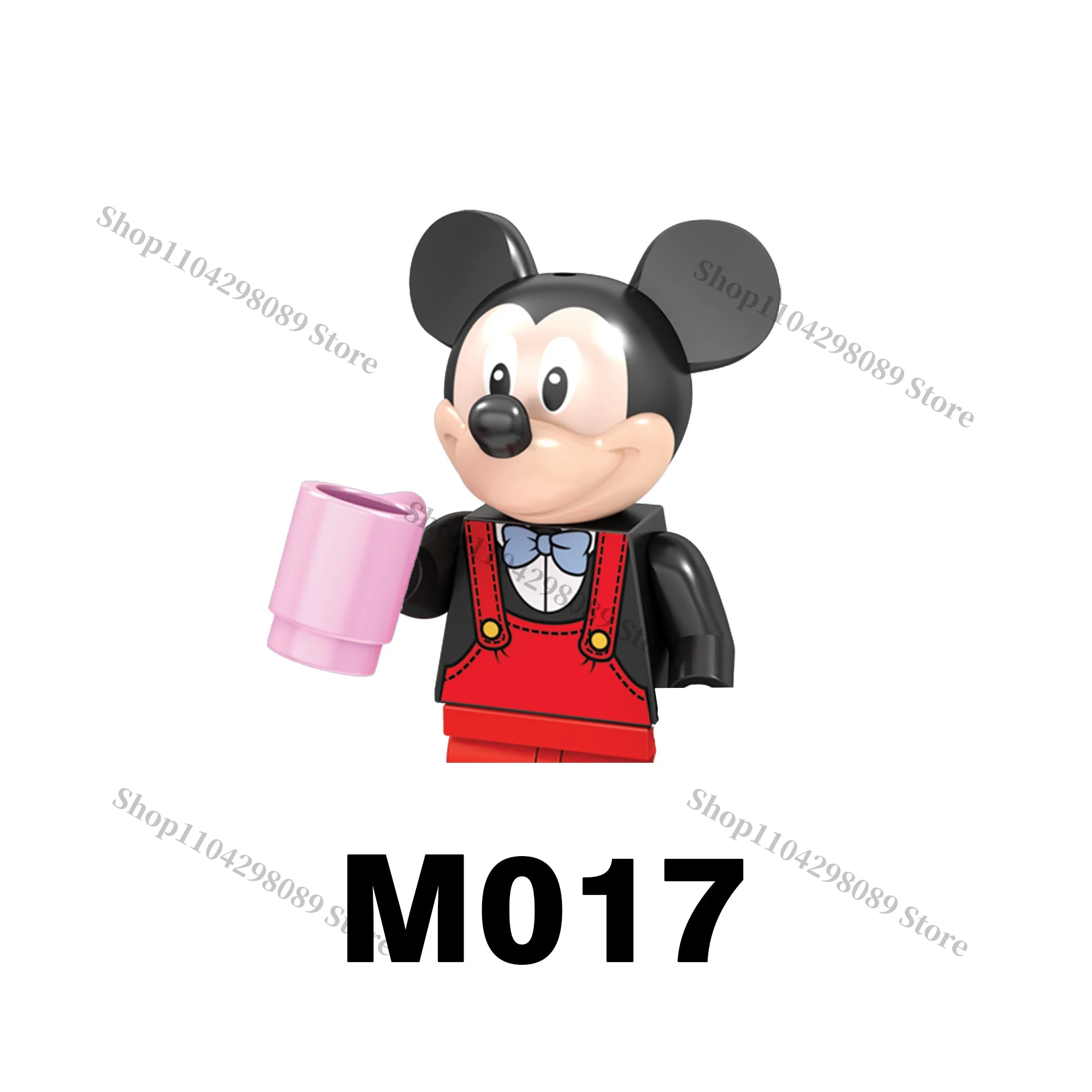 Disney cartoon animatie mini beeldjes bouwstenen Mickey Elsa Stitch kindermontage baksteen speelgoed vakantie feestcadeaus