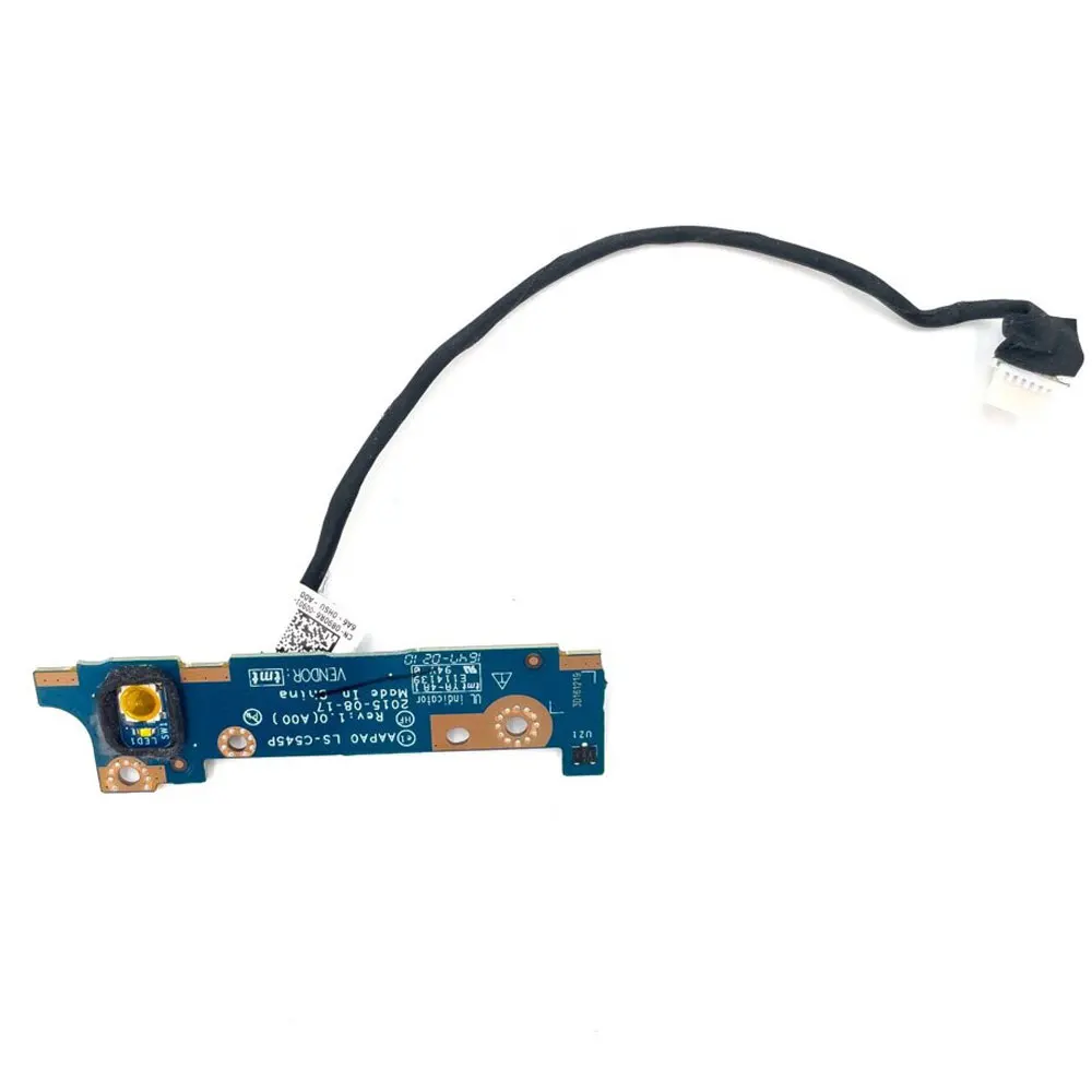 Replace For Dell Precision 7510 7520 M7510 M7520 Laptop Switch Power Button Board with Cable Accessories 0890R6 AAPA0 LS-C545P