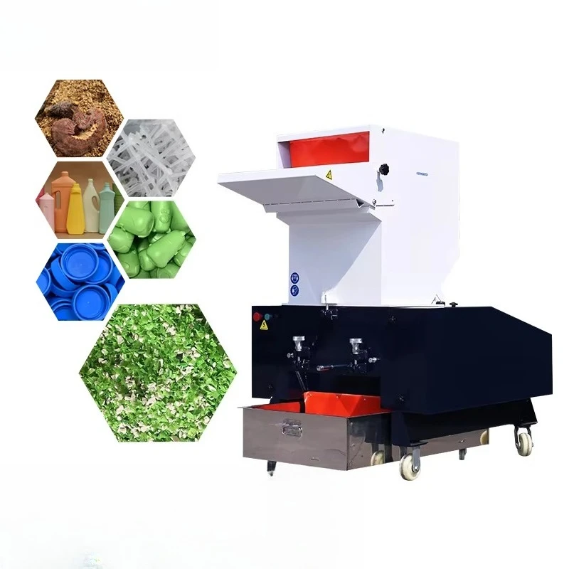 CE Certified Plastic Grinding Recycling Machine 50~1500 Kg/h Plastic Crusher Crushing Machine