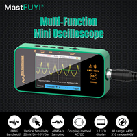 MASTFUYI Portable Oscilloscope Multimeter Color Screen 10MHZ Rechargeable Multifunctional Intelligent Anti-Burn Measurement Tool