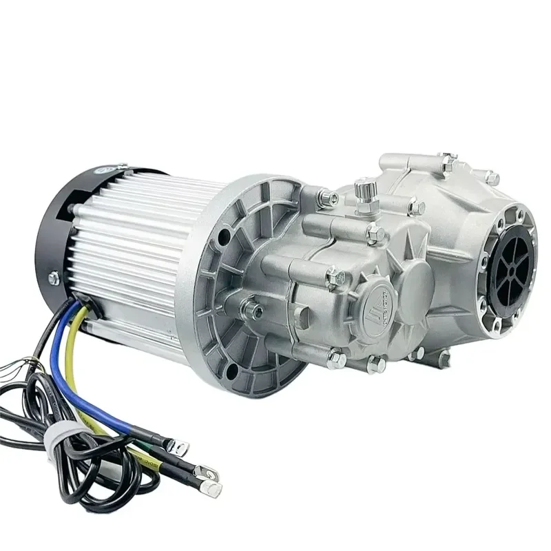 1000W 48V 60V Brushless DC Motor for Electric Tricycle Heavy Duty BLDC Differential Gear BM1412HQF Light EV Vehicle Parts